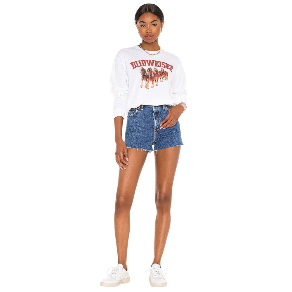 Levi’s Ribcage Shorts in Charleston Erosion 26 Womens Denim Jeans